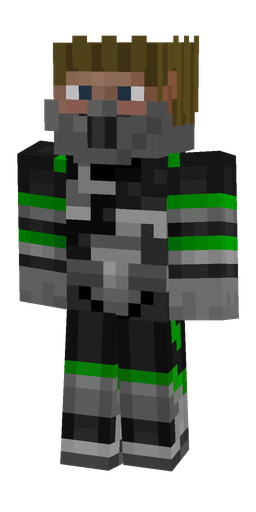 Black skin: body, front render