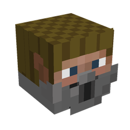 Black skin: head render