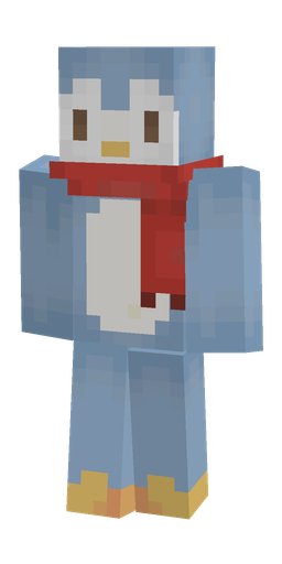 Blue skin: body, front render