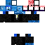 Black skin: raw texture render