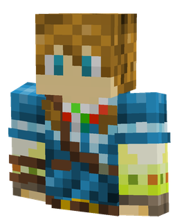 Blue skin: bust render