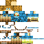 Blue skin: raw texture render