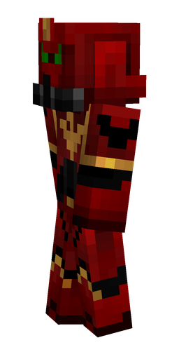 Black skin: body, left side render