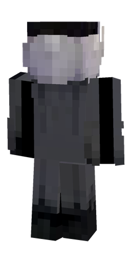 Black skin: body, back render