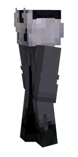 Black skin: body, left side render