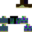 Black skin: raw texture render