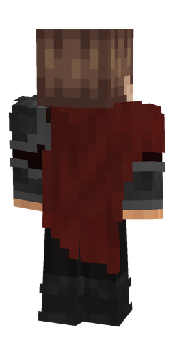 Black skin: body, back render
