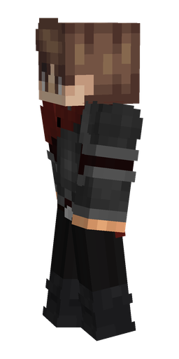 Black skin: body, left side render