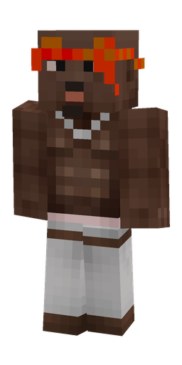 Brown skin: body, front render
