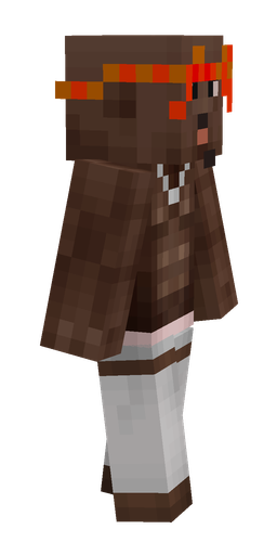 Brown skin: body, right side render