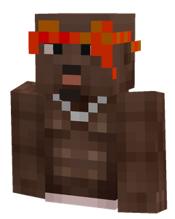 Brown skin: bust render