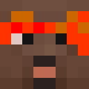 Brown skin: face render