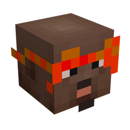Brown skin: head render
