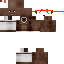 Brown skin: raw texture render