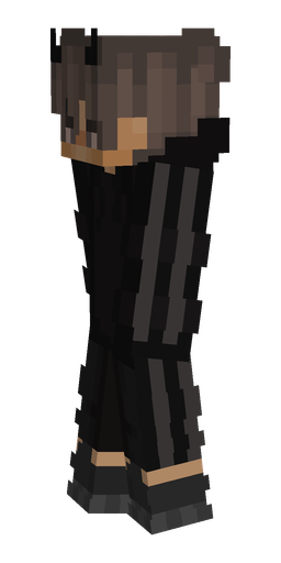 Black skin: body, left side render