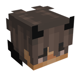 Black skin: head render