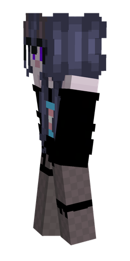 Black skin: body, left side render