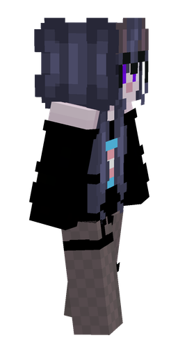 Black skin: body, right side render