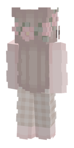 Orange skin: body, back render