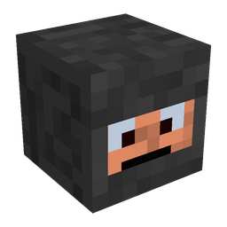 Black skin: head render