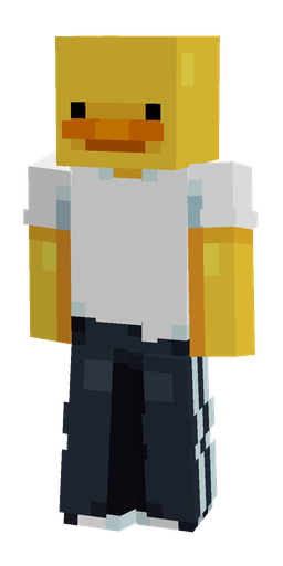 Blue skin: body, front render