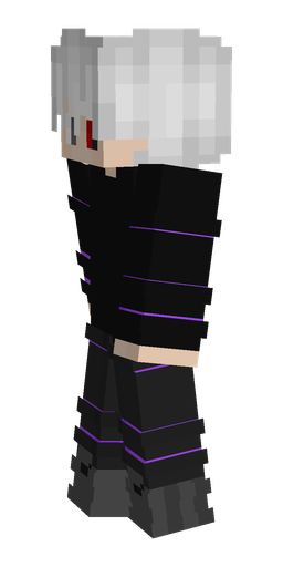 Black skin: body, left side render