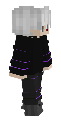 Black skin: body, right side render