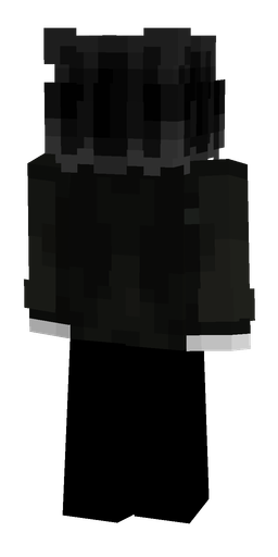 Black skin: body, back render