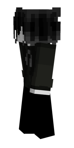 Black skin: body, left side render