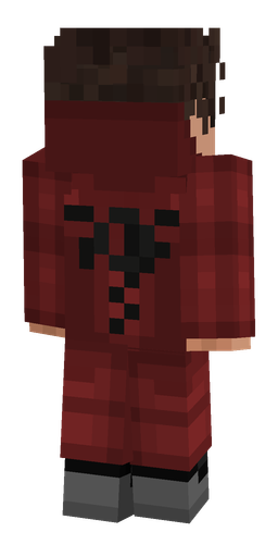 Black skin: body, back render