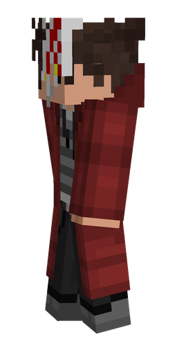 Black skin: body, left side render