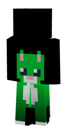 Green skin: body, front render