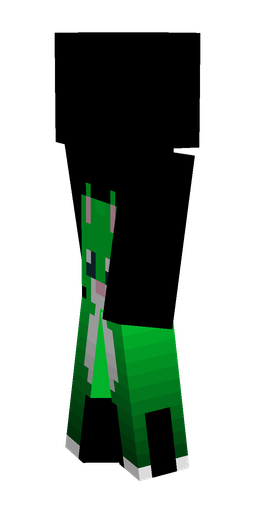 Green skin: body, left side render