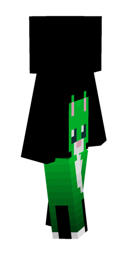 Green skin: body, right side render