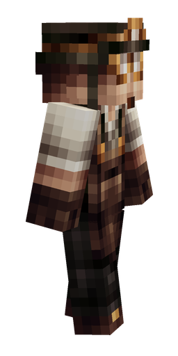 Black skin: body, right side render