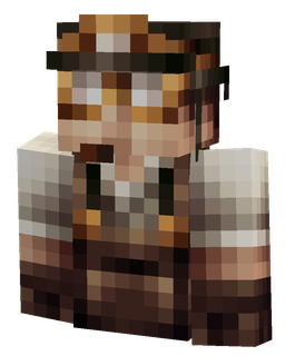 Black skin: bust render