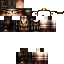 Black skin: raw texture render
