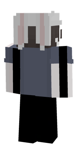 Black skin: body, back render