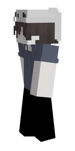 Black skin: body, left side render