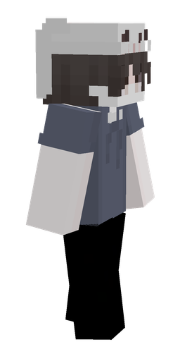 Black skin: body, right side render