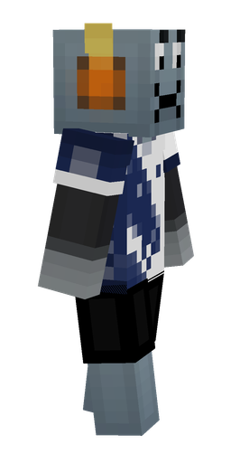 Black skin: body, right side render