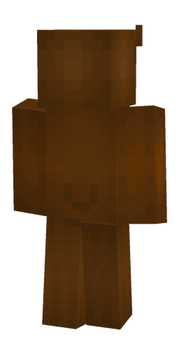 Brown skin: body, back render