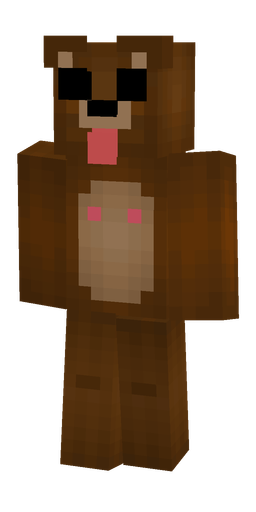 Brown skin: body, front render