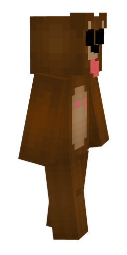 Brown skin: body, right side render