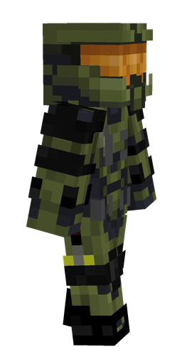 Black skin: body, right side render