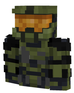 Black skin: bust render