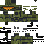 Black skin: raw texture render