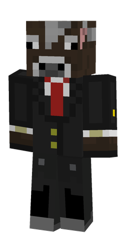 Black skin: body, front render