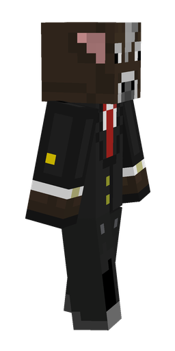 Black skin: body, right side render