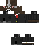 Black skin: raw texture render